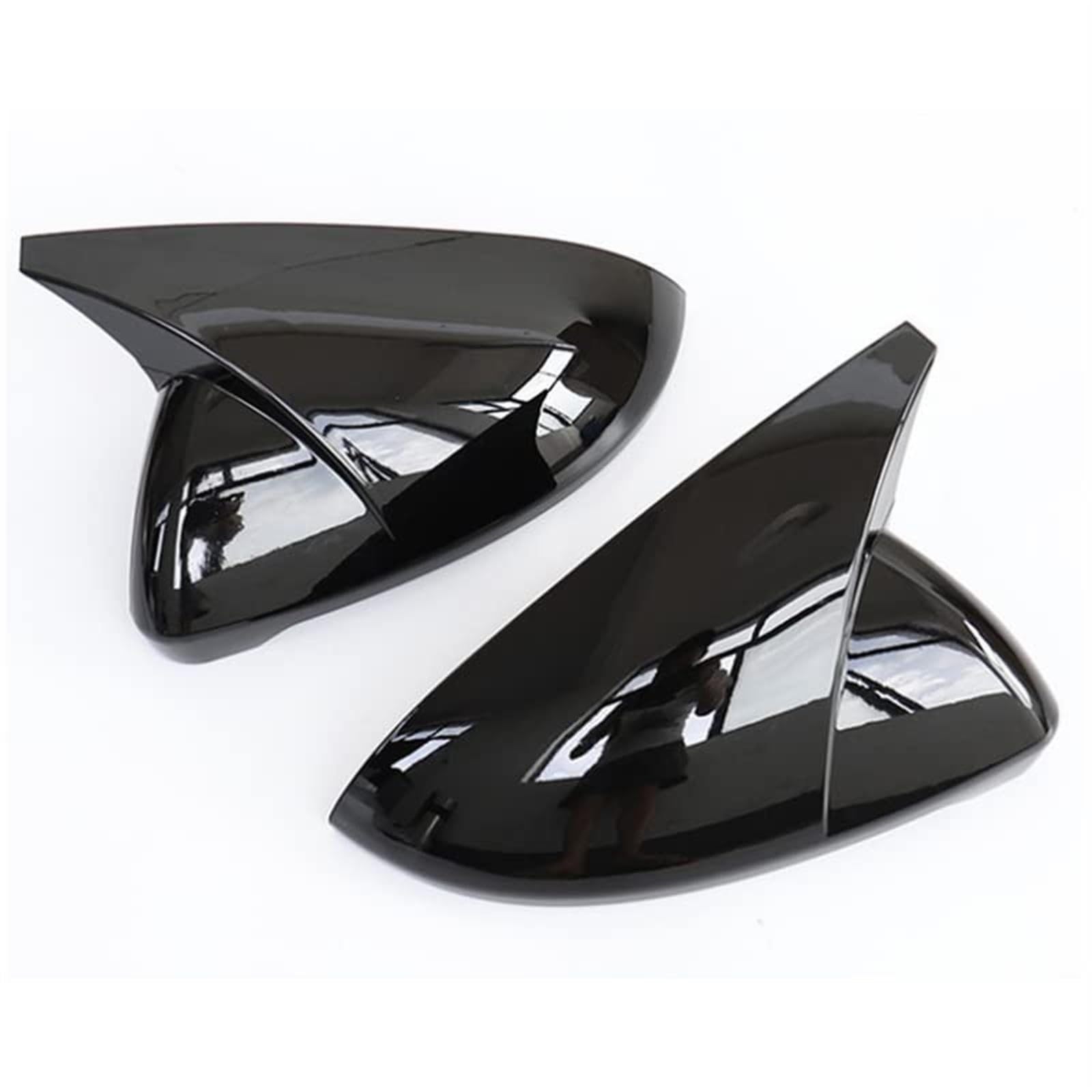 2 pezzi copri specchietti laterali neri lucidi, for Golf, 7 MK7 7.5 GTD R GTI, for Touran, LE, for Golf, copri specchietto retrovisore, parti di ricambio for specchietti laterali tappo di cope
