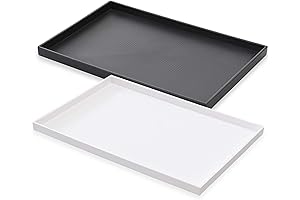 Black and White Large Vanity Tray