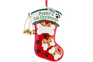 Puppys First Christmas Ornament 2021