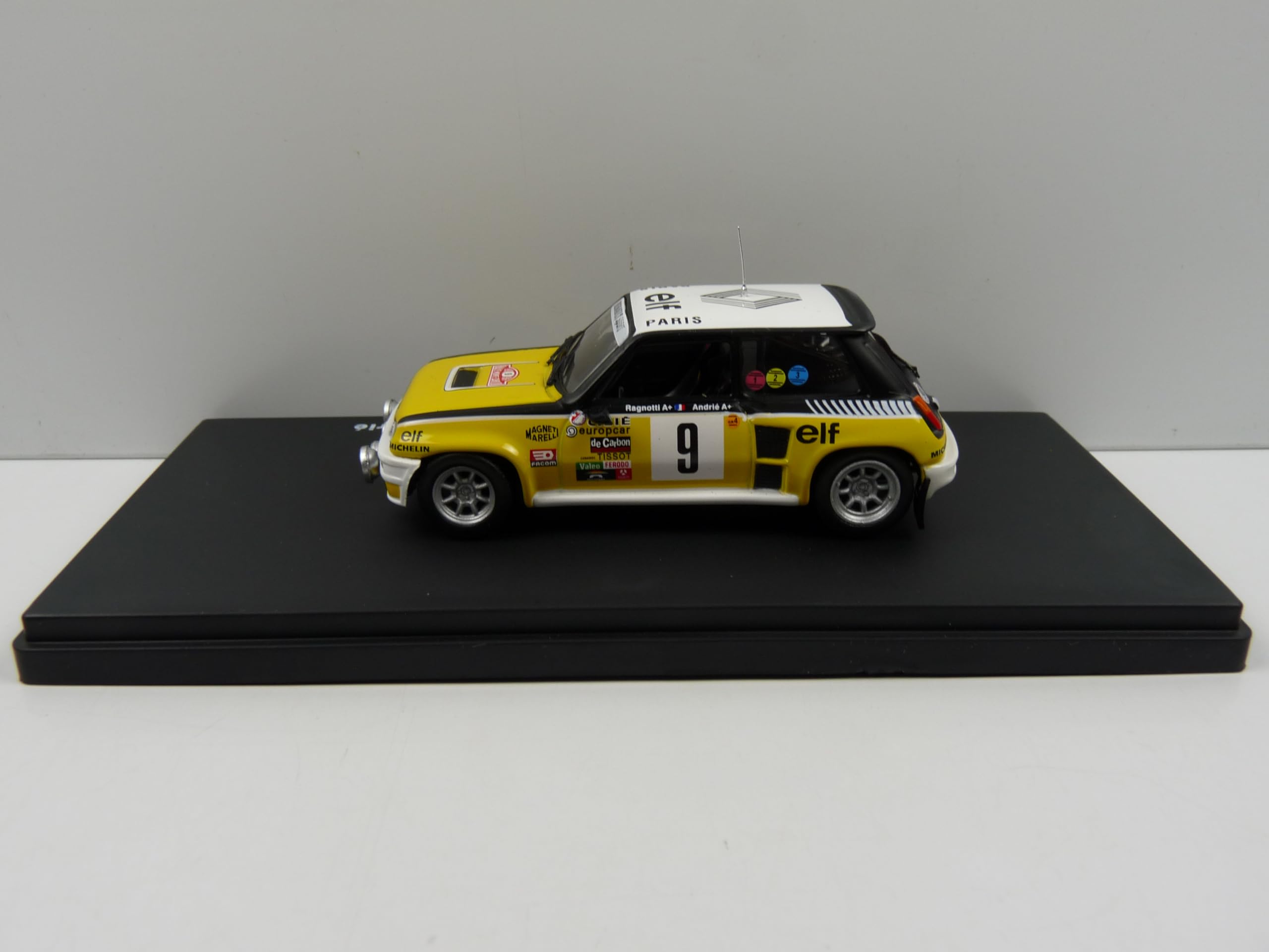 Salvat RMX8 1/43 Mexique Rallye WRC : Renault 5 Turbo 1981 Monte Carlo Ragnotti Andrié #9