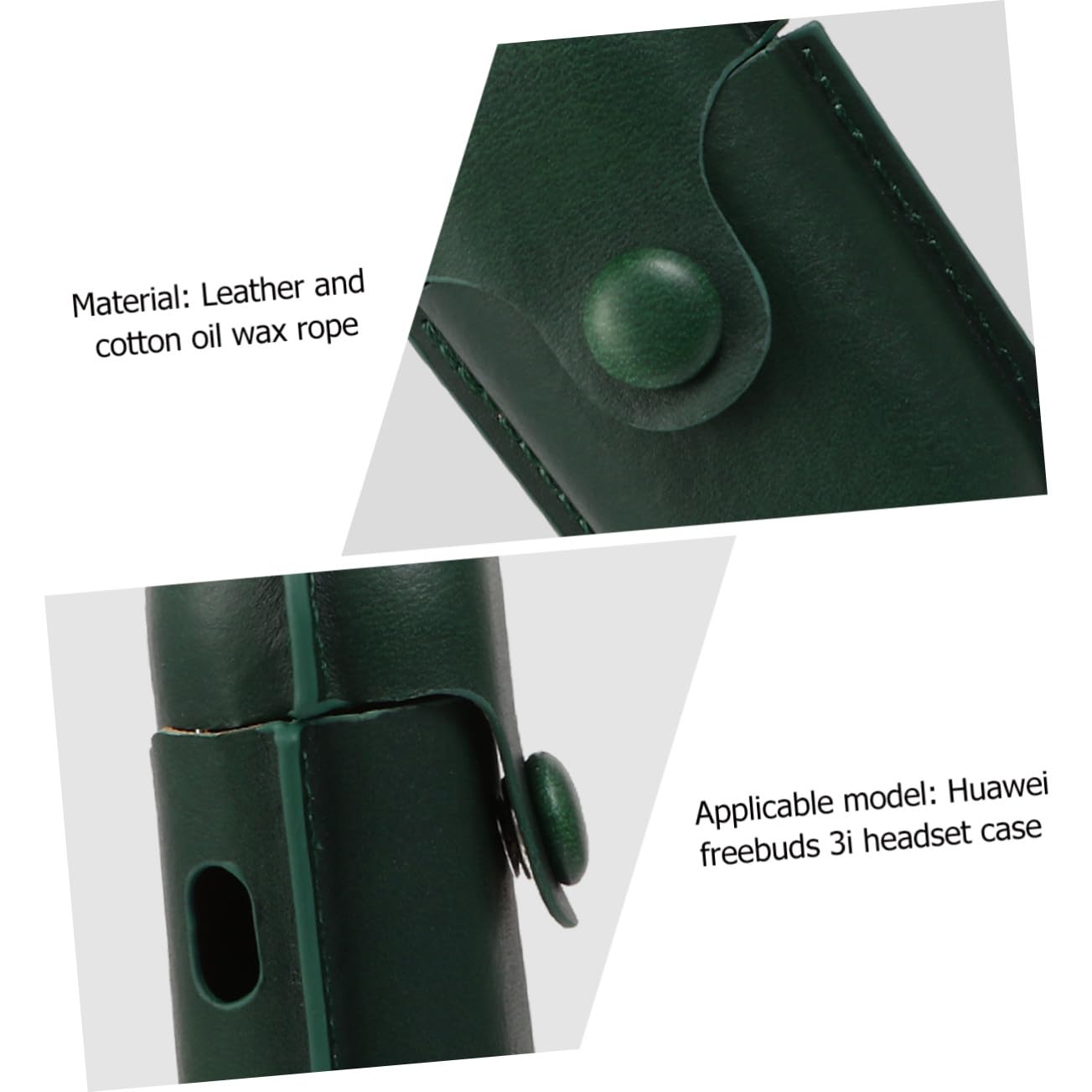 OSALADI 3pezzi Protezione Per Auricolari Custodia Antifurto Per Auricolari Wireless Verde Con Clip Pratica Organizzatore Resistente e Leggero Per Accessori