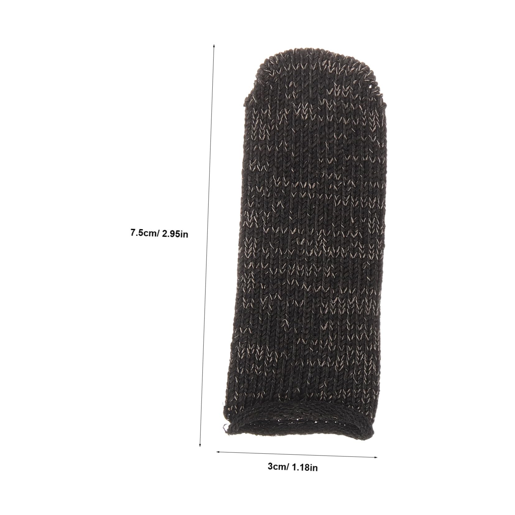 BESPORTBLE 6pcs Cut-Resistant Protectors Anti-Cut Fingertips Covers Polyester Glove Set