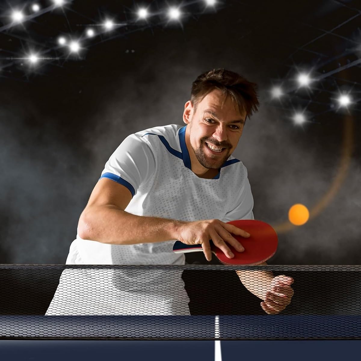 Set di Racchette da Ping Pong,Set da Tennis da Tavolo con 2 Racchette E 3 Palline,Set di Racchette da Ping Pong con Tasca per Dilettanti Principianti Professionisti
