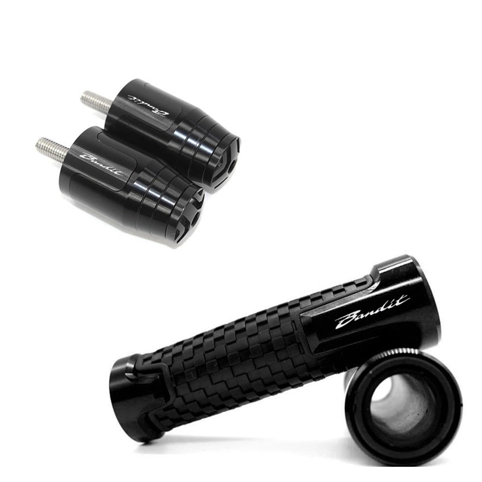 CNC Aluminum Motorcycle Bar End Caps – Anti-Vibration Slider Grips