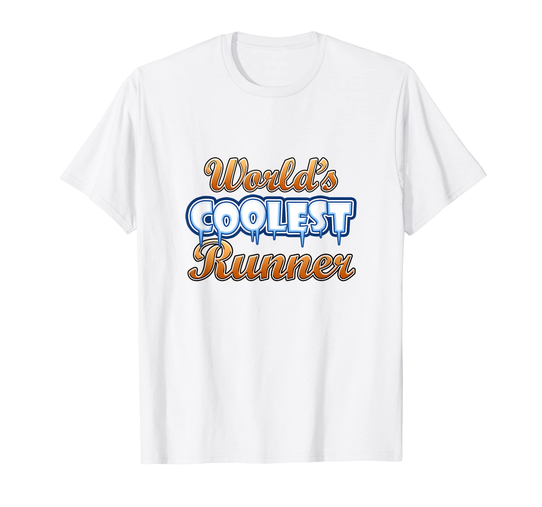 World's Coolest Runner Fun Graphic for Running Fans T-Shirt