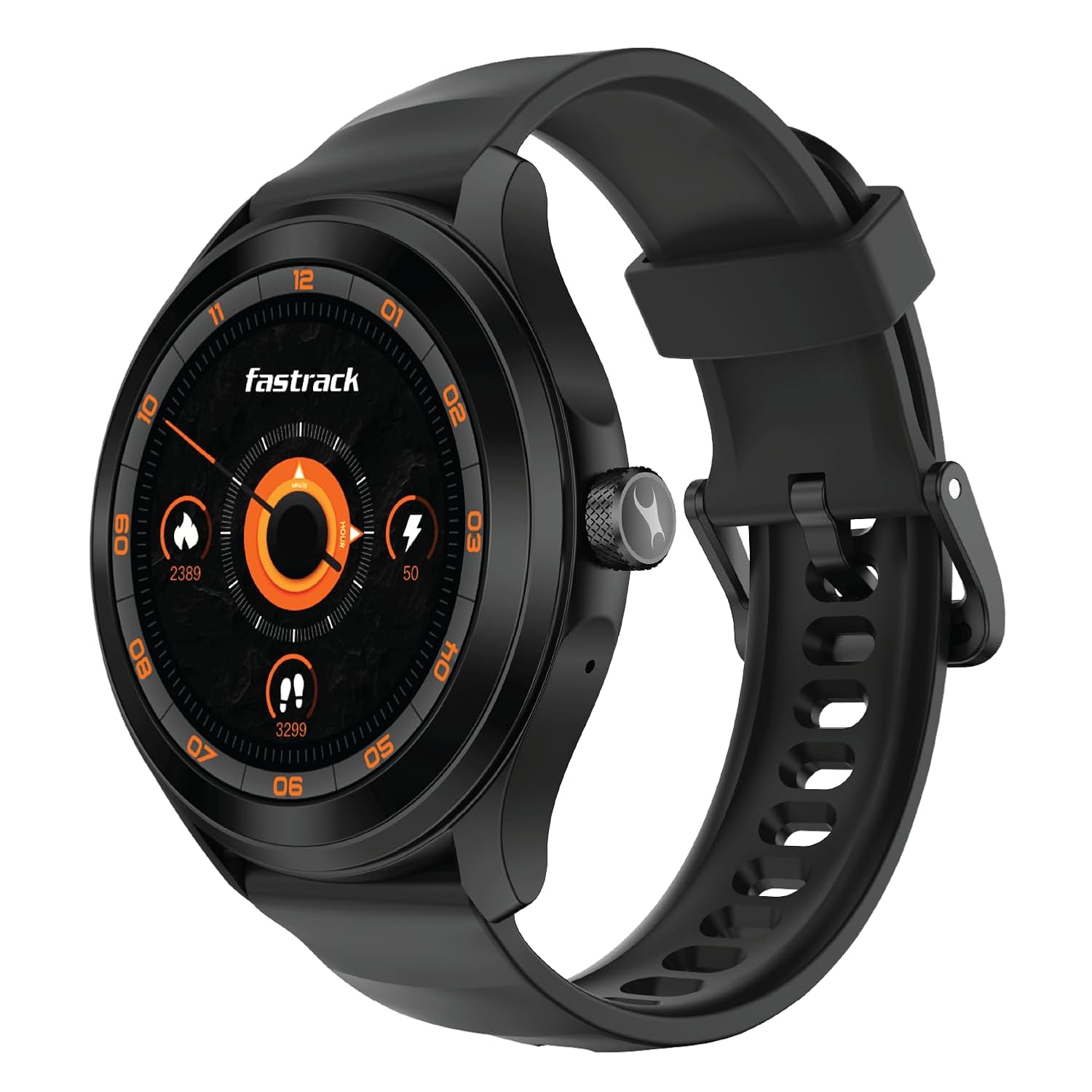 Fastrack VOX Pro Smart Watch with Offline Voice Commands,to-Do List, Rotary Crown, 1.38” TFT Display, BT Calling, 24/7 Health Suite, SpO2, HRM, Sleep Tracking, IP68 Water Resistant – Onyx Black Fastrack VOX Pro Smart Watch with Offline Voice Commands,to-Do List, Rotary Crown, 1.38” TFT Display, BT Calling, 24/7 Health Suite, SpO2, HRM, Sleep Tracking, IP68 Water Resistant – Onyx Black