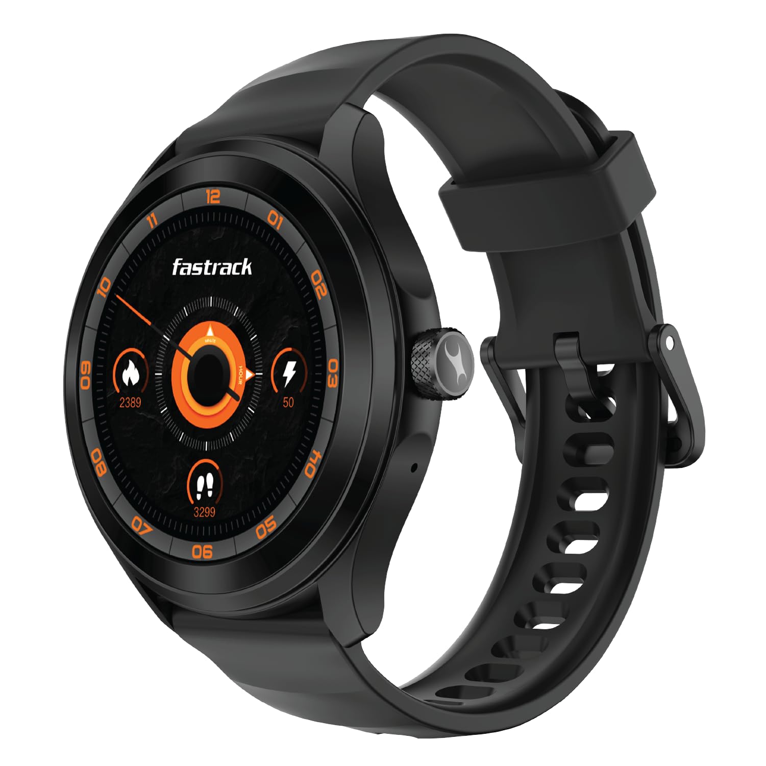 Fastrack VOX Pro Smartwatch 1.38" inch Ultra Vu Display, Offline Voice Commands, Functional Crown, to-Do List, 24/7 Health Suite, BT Calling, SpO2, HRM, IP68, Multiple Menu Styles, Games - Onyx Black-image-12