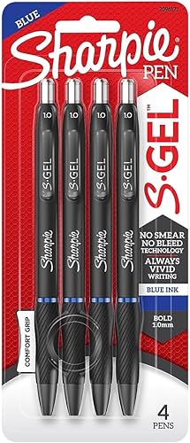 SHARPIE S-Gel BOLDPT Azul 4CT