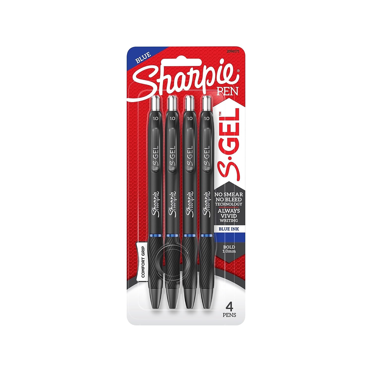 SHARPIE S-Gel BOLDPT Blue 4CT
