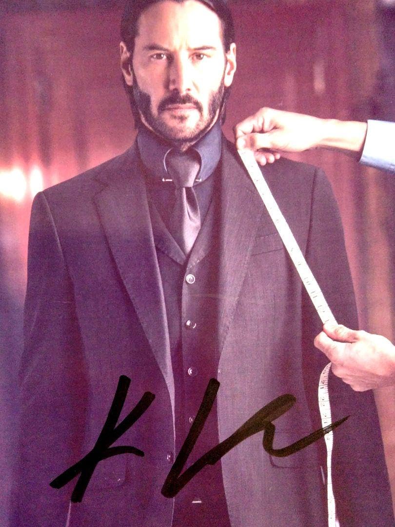 セール中…キアヌ・リーブス直筆サイン入り2Lサイズ写真…Keanu Reeves  