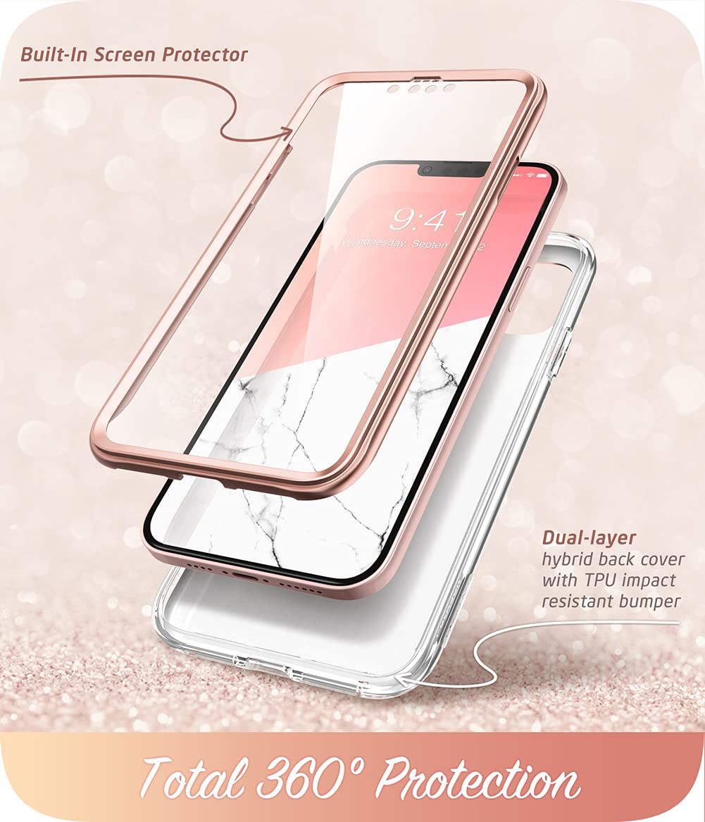 I-Blason Serie Cosmo Custodia Per IPhone 12 Mini (2020) - Viola - Sottile, Antiurto, Con Protezione Schermo Integrata - Compatibile MagSafe