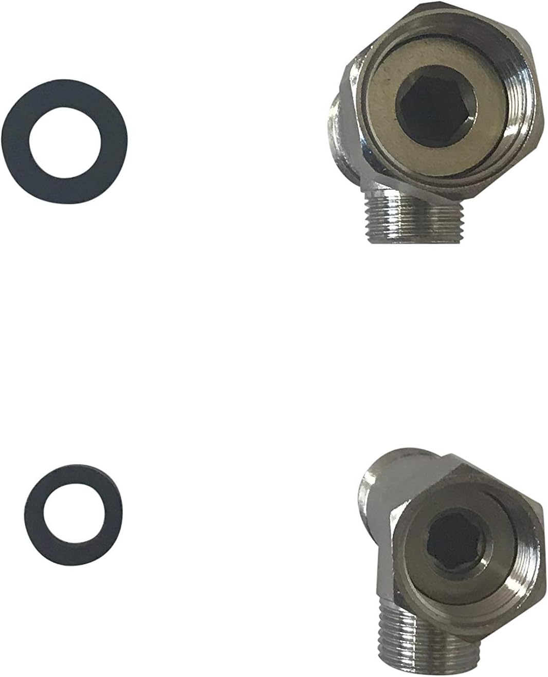 BOSS BIDET T-Adaptor & Hose - Flexible Braided Stainless Steel Hose | Fits US Toilets (Stainless Steel)