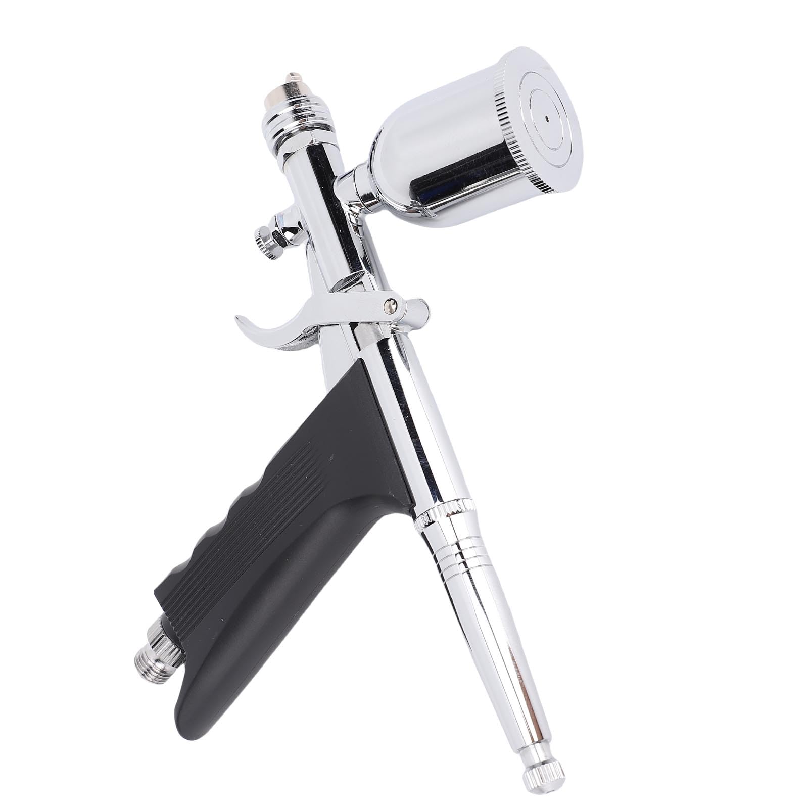 Airbrush-Set mit Doppelter Schwerkraftzufuhr und 0,3-mm-Düse Zum Malen von Künstlerbedarf, Flexibel und Einfach zu Bedienen, für Künstler und Anfänger, Aluminium und Kupfer