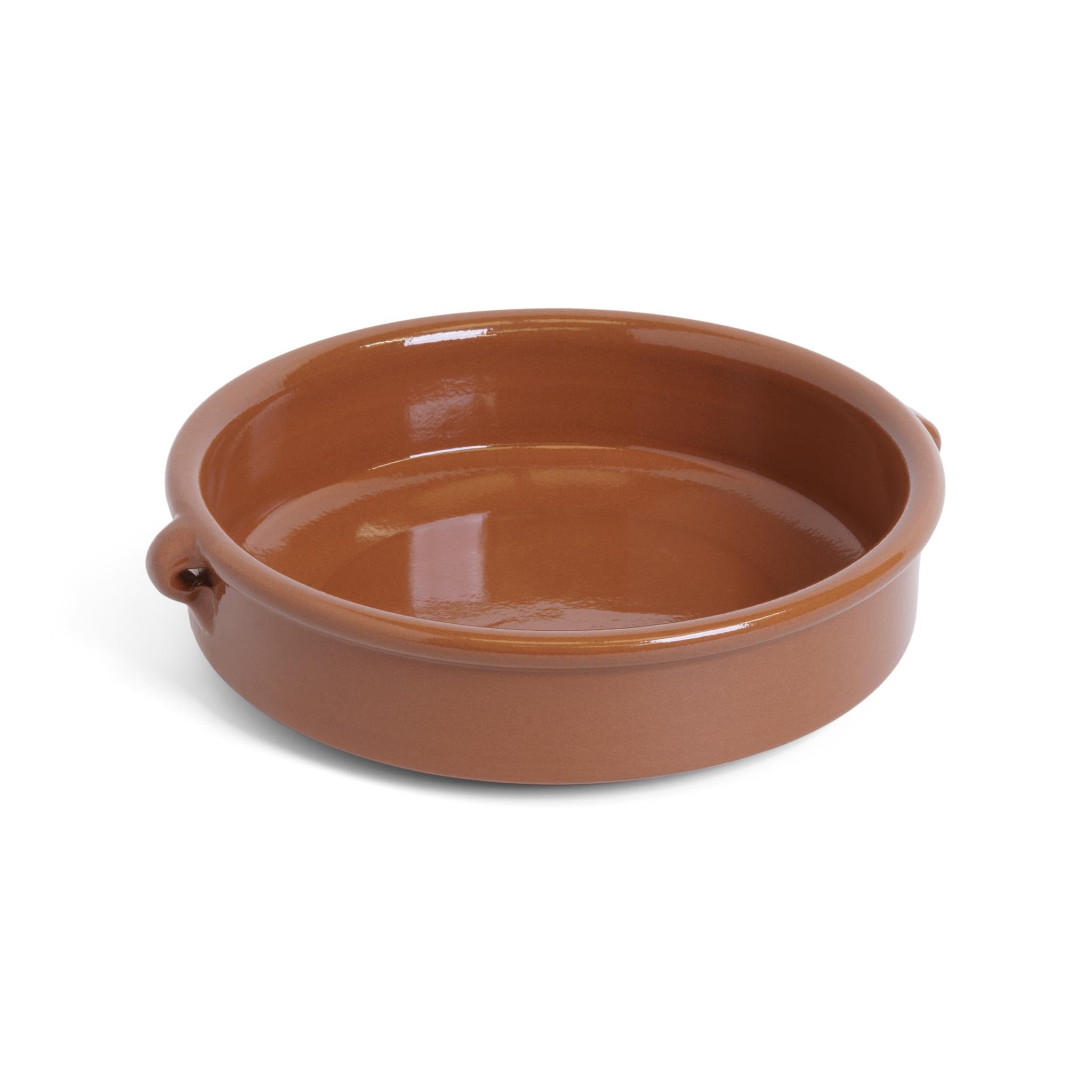 SB103 Natural Terracotta 17cm Round Dish, Brown