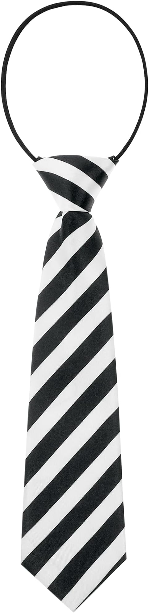 Pre-tied Necktie Colorful Cute Pattern Elastic Neck Extra Short Ties for Youth School Uniforms