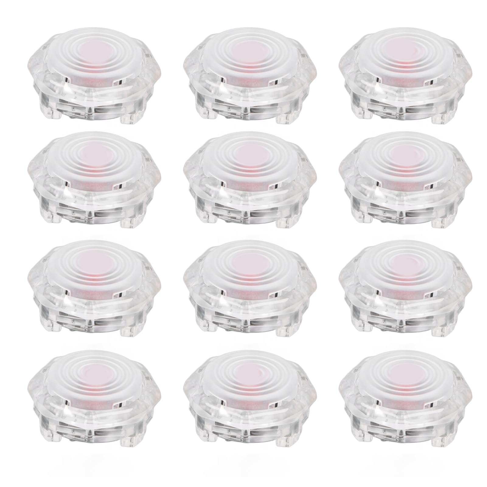Schimer Pulsante da 12 Pezzi Pulsante POM Professionale per Personalizzazione del Joystick per 6 (#4)