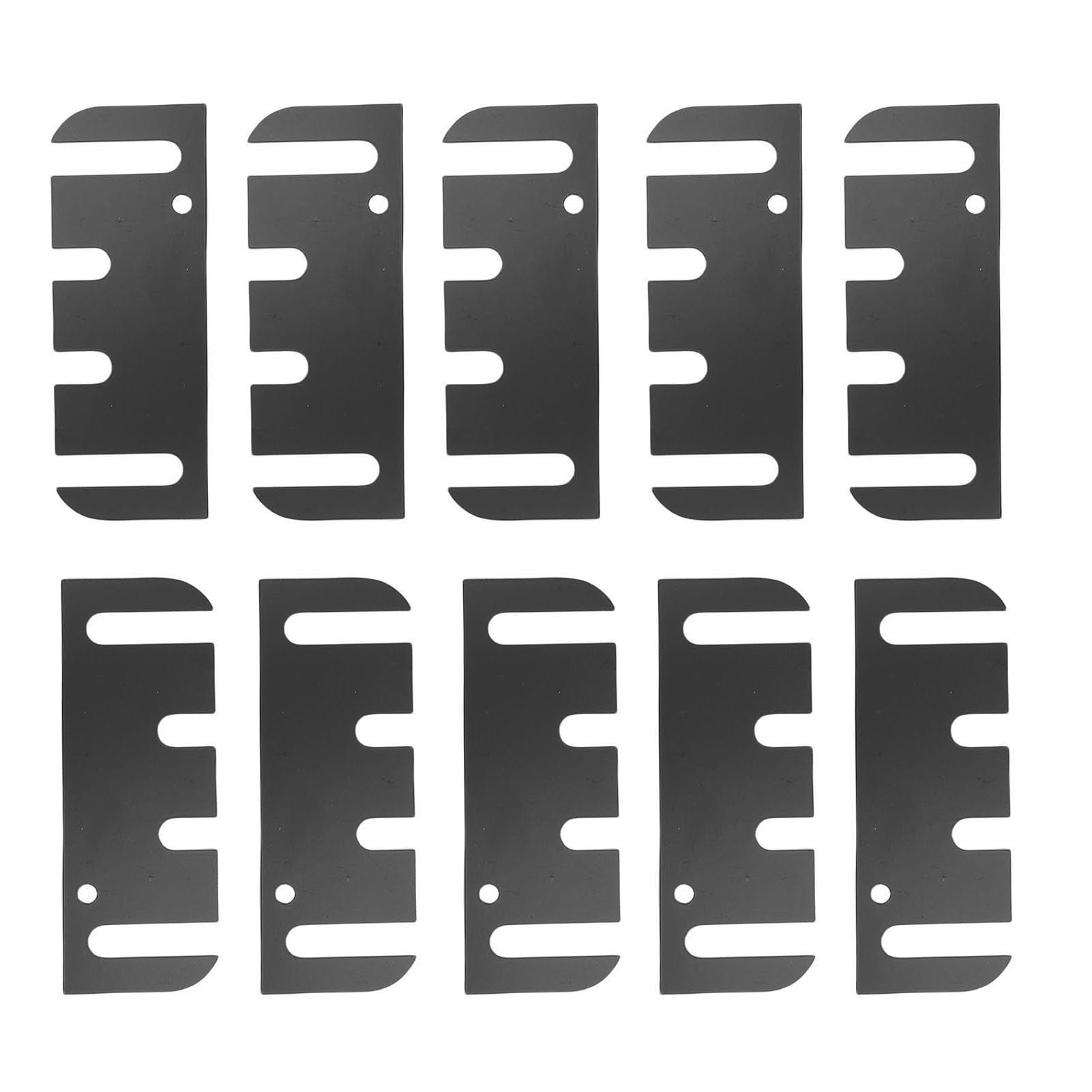 Cuñas para Bisagras de Puerta de Acero Inoxidable, Espaciadores Recubiertos, 10 Piezas