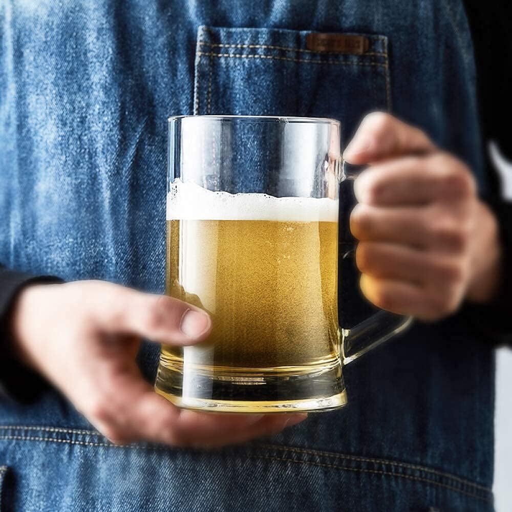 Italian Premium Beer Mugs - Set of 4 -4