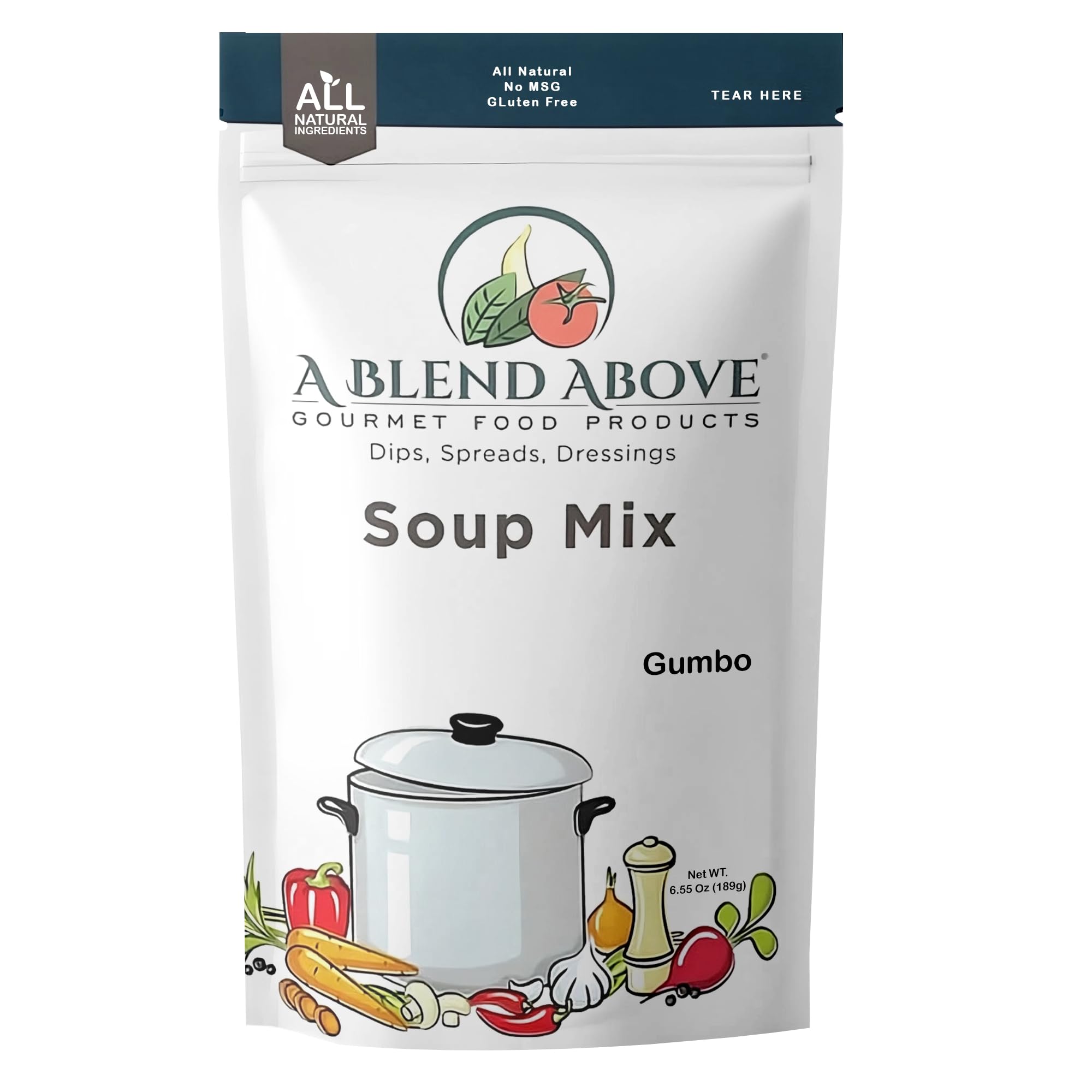 A Blend Above Gourmet Food Products Gumbo Soup Mix
