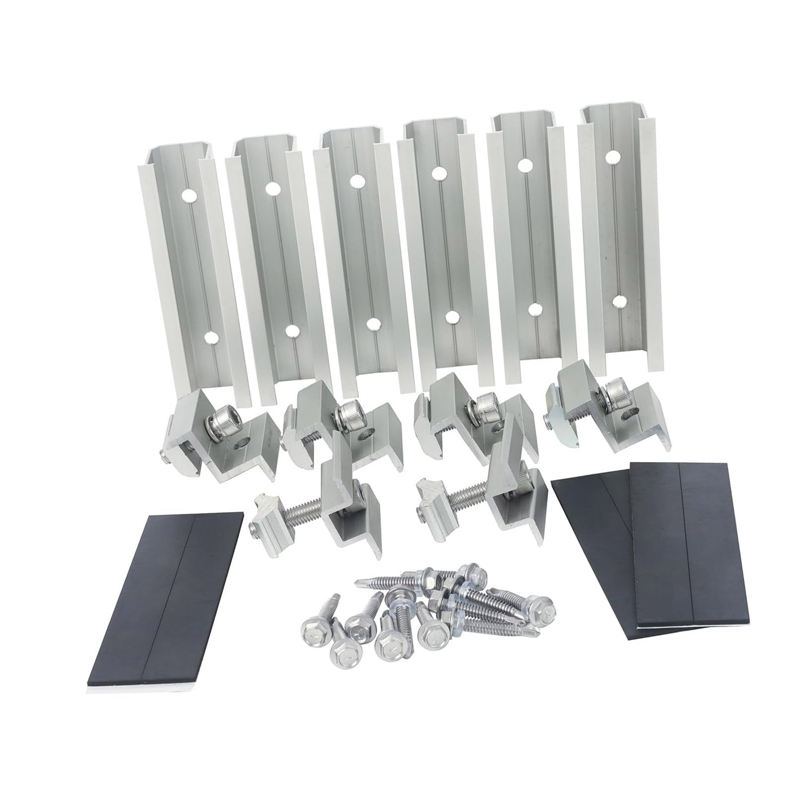 General Roof Mount Solar Brackets Strong Panel Mount for Asphalts Metal Roofs Aluminum Rails Systems Panel Mounting Brackets