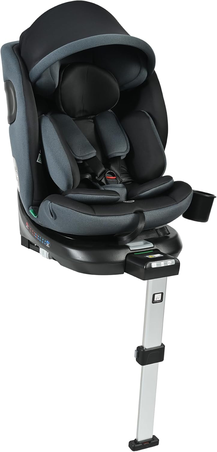 サポートレッグ】チャイルドシート 新生児 ISOFIX 0歳～12歳 360