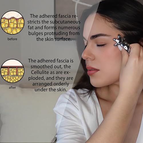 Miniatura 10 de Herramienta de masaje de raspador muscular de acero inoxidable gua sha iastm para raspado de tejido profundo para liberación miofascial (patente