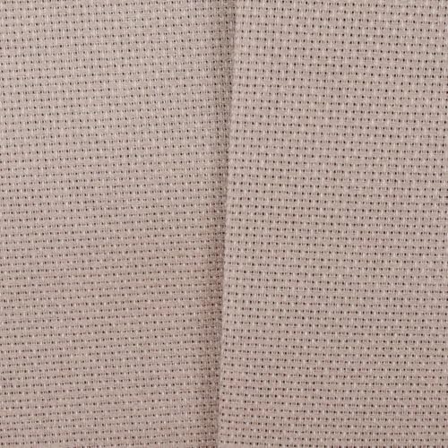 Image of KCS 16CT Counted Cotton Cross Stitch Aida Cloth Fabric (Coffee, 12 inch x 59 inch)