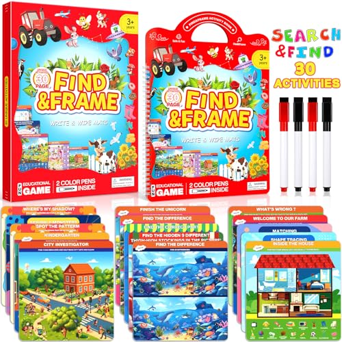 Search and Find Activity Book for Kids Ages 3-5 - 40% Off with Code 4RNCVSS3