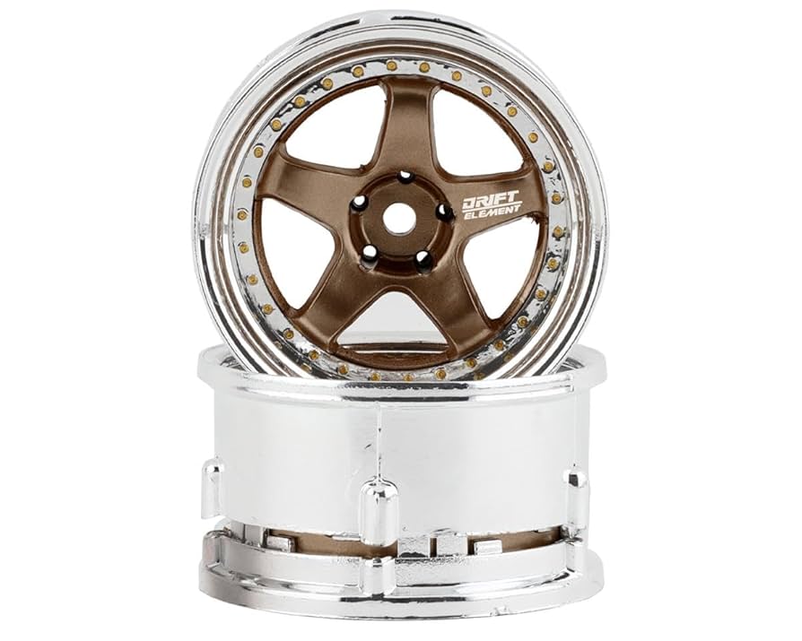 DS Racing Drift Element 1/10 RC Car Drift Rims Wheels, 2PCS