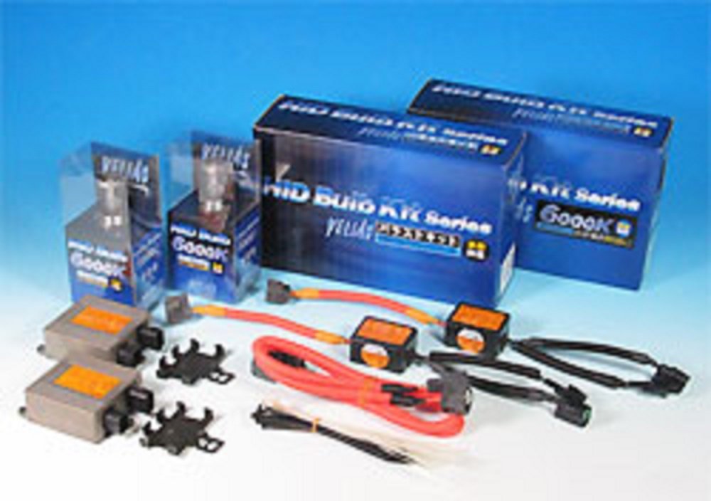 Amazon | [市光工業/VELIAS]H4Dバ-ナ-キットブル- 6000K 【品番