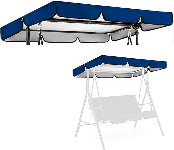 Porch Swing Canopy Waterproof Swing Top Cover Replacement