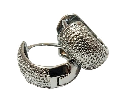 Pure Stainless Steel Mens Jewellery Valentine Silver Bali Mens Earing/Ear rings For Men/Gents/Boys/Boyfriend Silver Gifting Earring