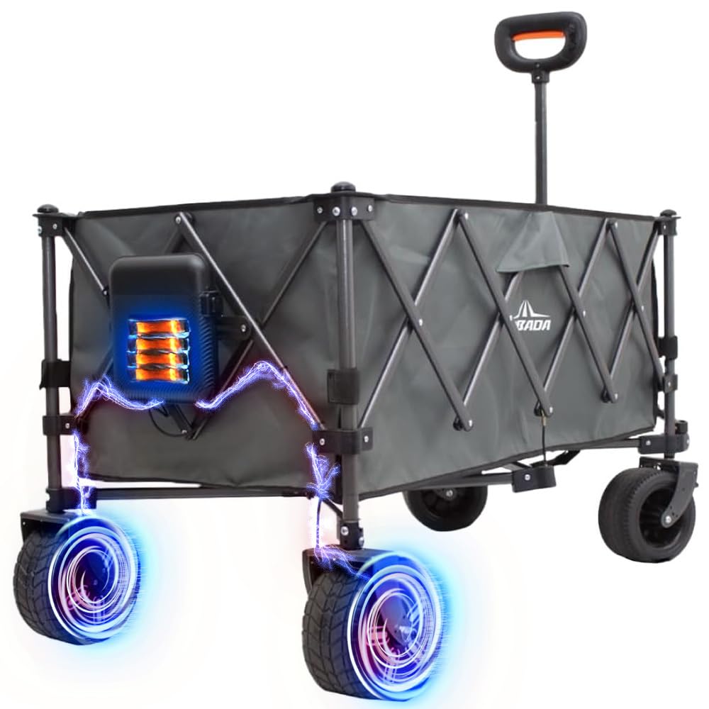 ダバダ キャリーワゴン ベビー用品 ベビーカー、バギー Amazon.co.jp: DABADA ダバダ 電動キャリーワゴン アウトドアワゴン 耐