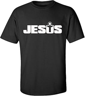 Camiseta masculina cristã manga curta Eternal Life Louvor Jesus Cristo Oração Adoração