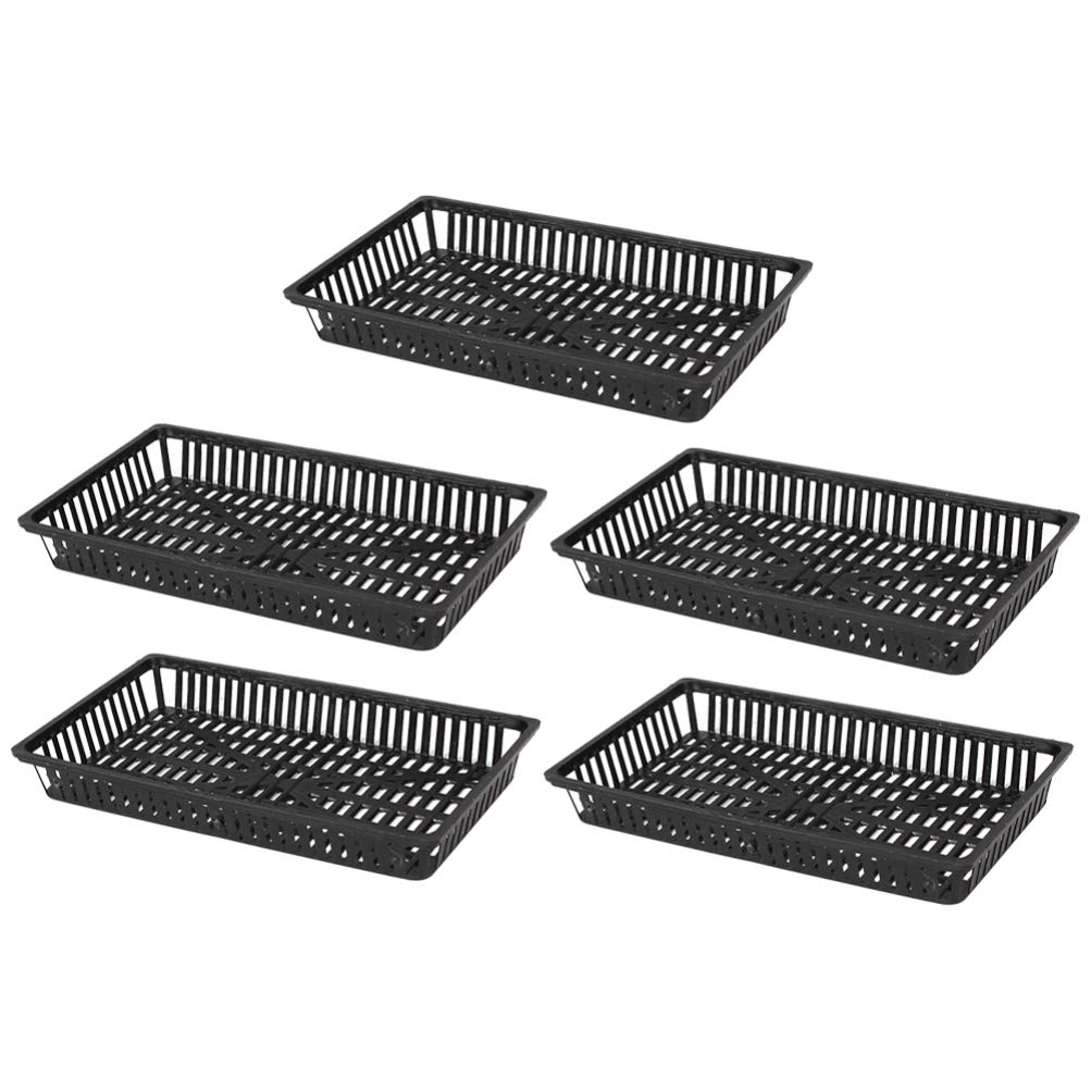 POPETPOP 5pcs Aquatic Pots Baskets Water Plant Basket Plastic Planting
