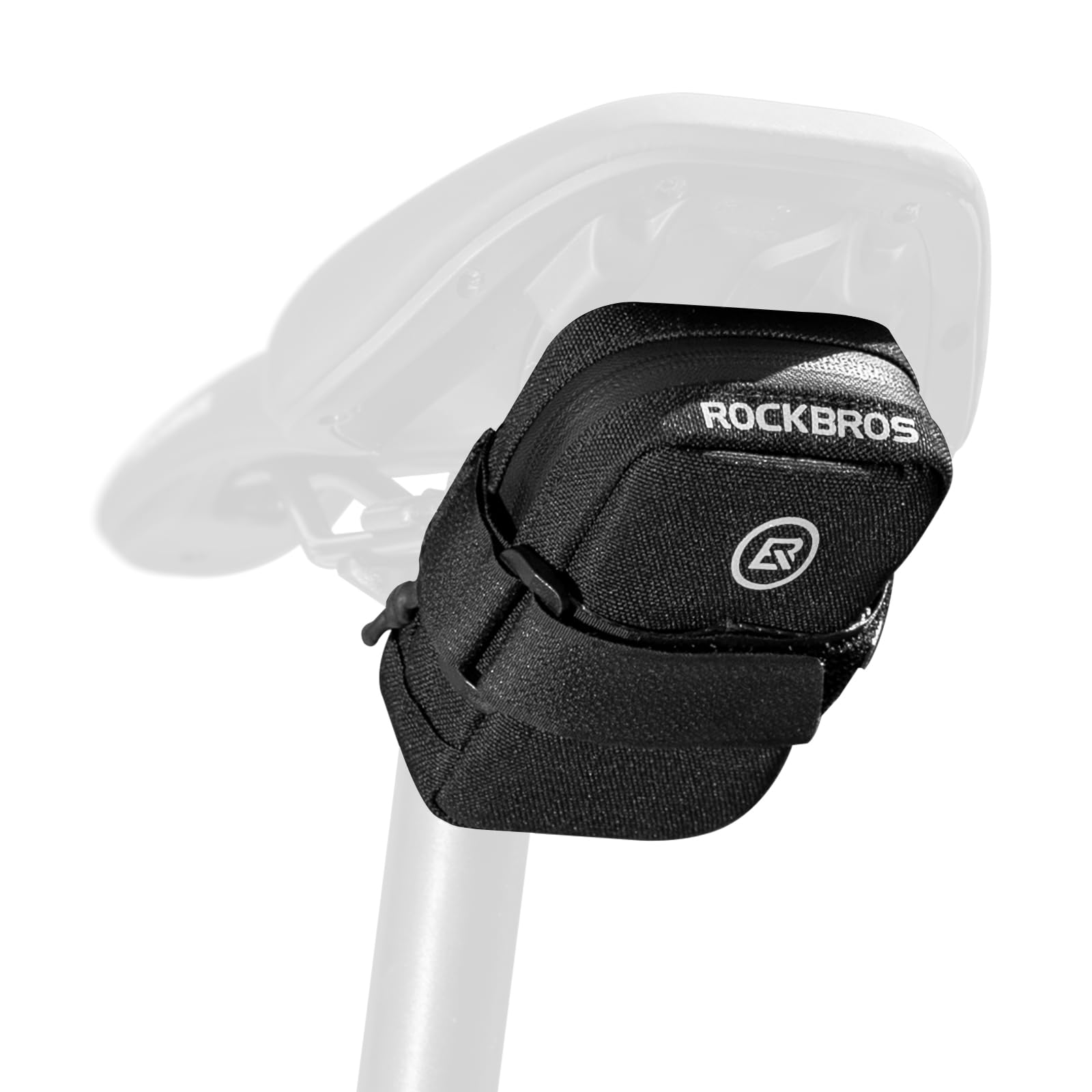 ROCKBROS Borsa da Sella Bici, Borsa Sottosella MTB, Borsa Sella Bicicletta da Corsa, Borsa Bici Posteriore Leggera, Borsa Piccola con Capacità 0,35 L, Accessori per Ciclismo