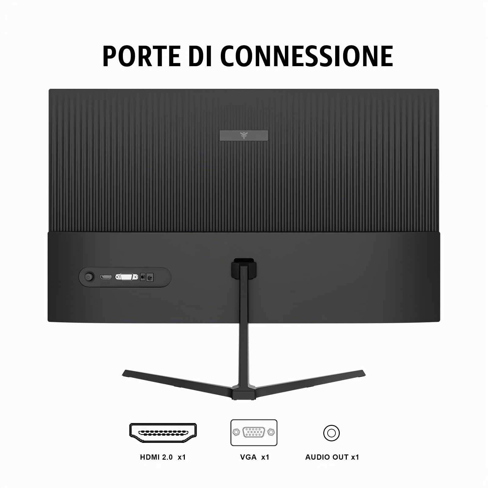 Itek Monitor GWF - 23.8" FLAT, FHD 1920x1080, VA, 100Hz, 16:9, 5ms, HDMI, VGA, Speaker, LBL, Slim, Frameless