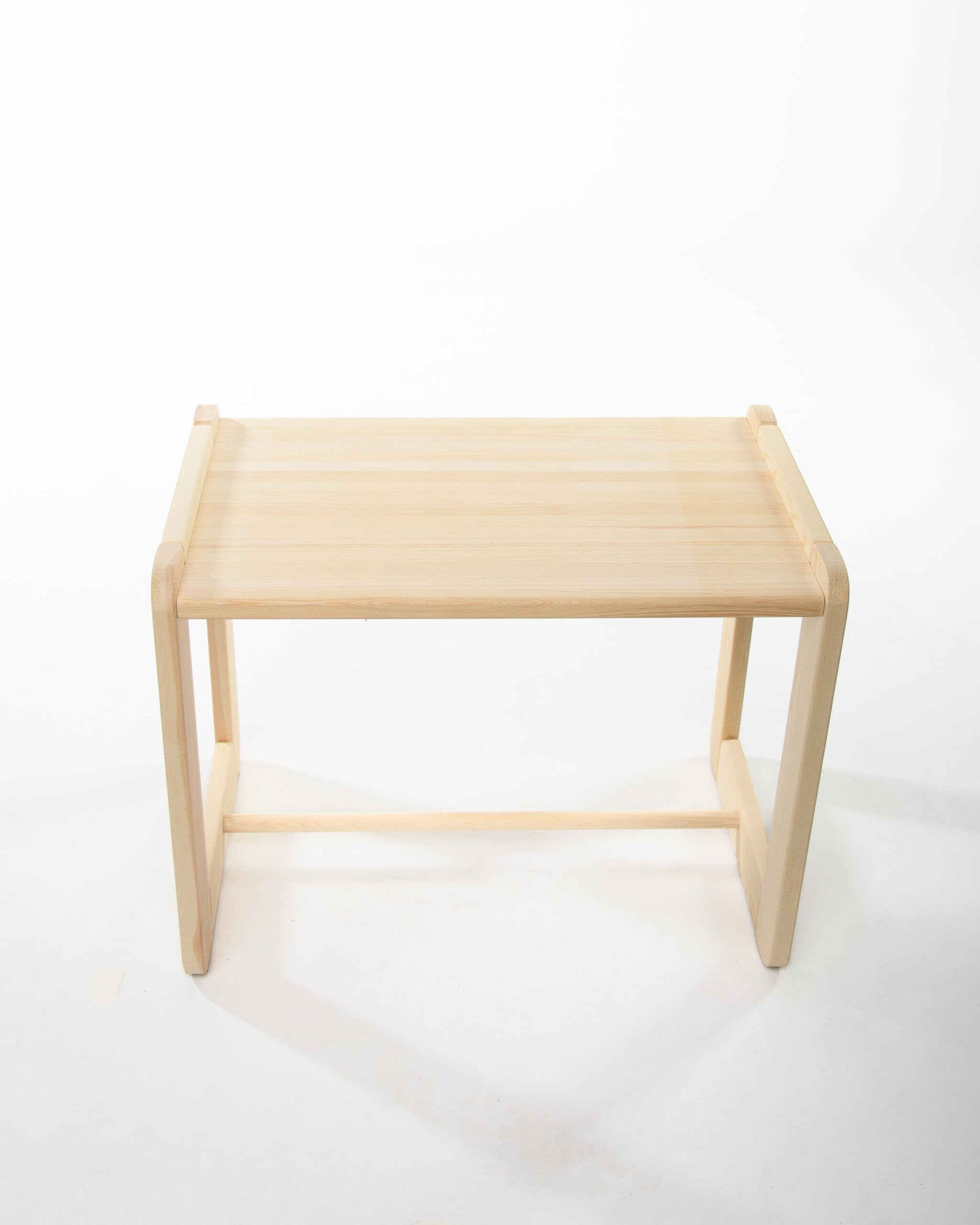 Mesa Infantil Montessori con Rollo de Papel EthosWood® | Escritorio de Madera Natural Barnizada | Seguro y Ergonómico | Ideal para Dibujar, Pintar, Estudiar y Jugar | Hecha en España