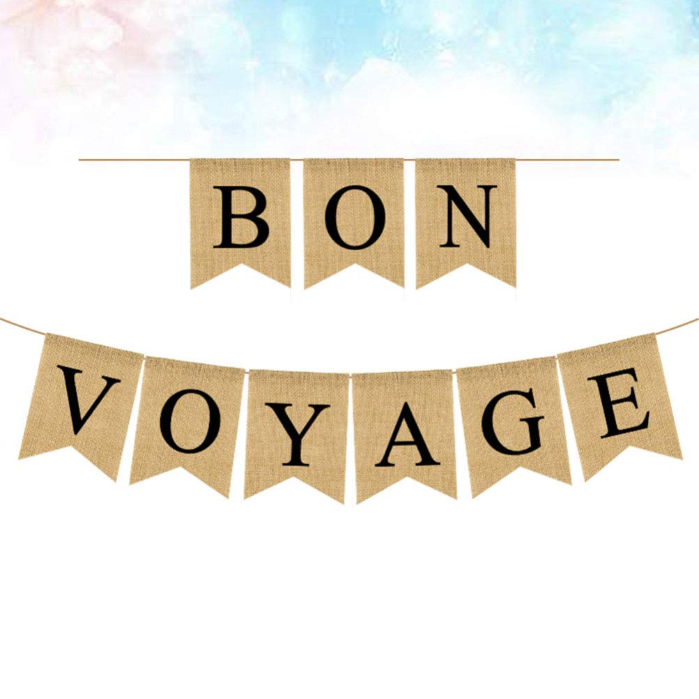 Bannière Décorative 'Aventure Vous Attend' - Guirlande Vintage Pour Fête Voyage, Anniversaire, Retraite, EVJF