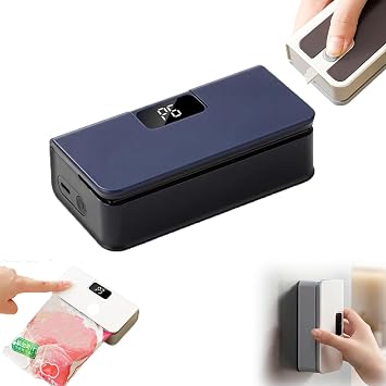 Bag Sealer, Mini Bag Sealer And Cutter, Usb Rechargeable Mini Bag Sealer And Cutter, Portable Heat Sealer With 8 Adjustable Levels, For Snacks And Chip Bags Blue-p6