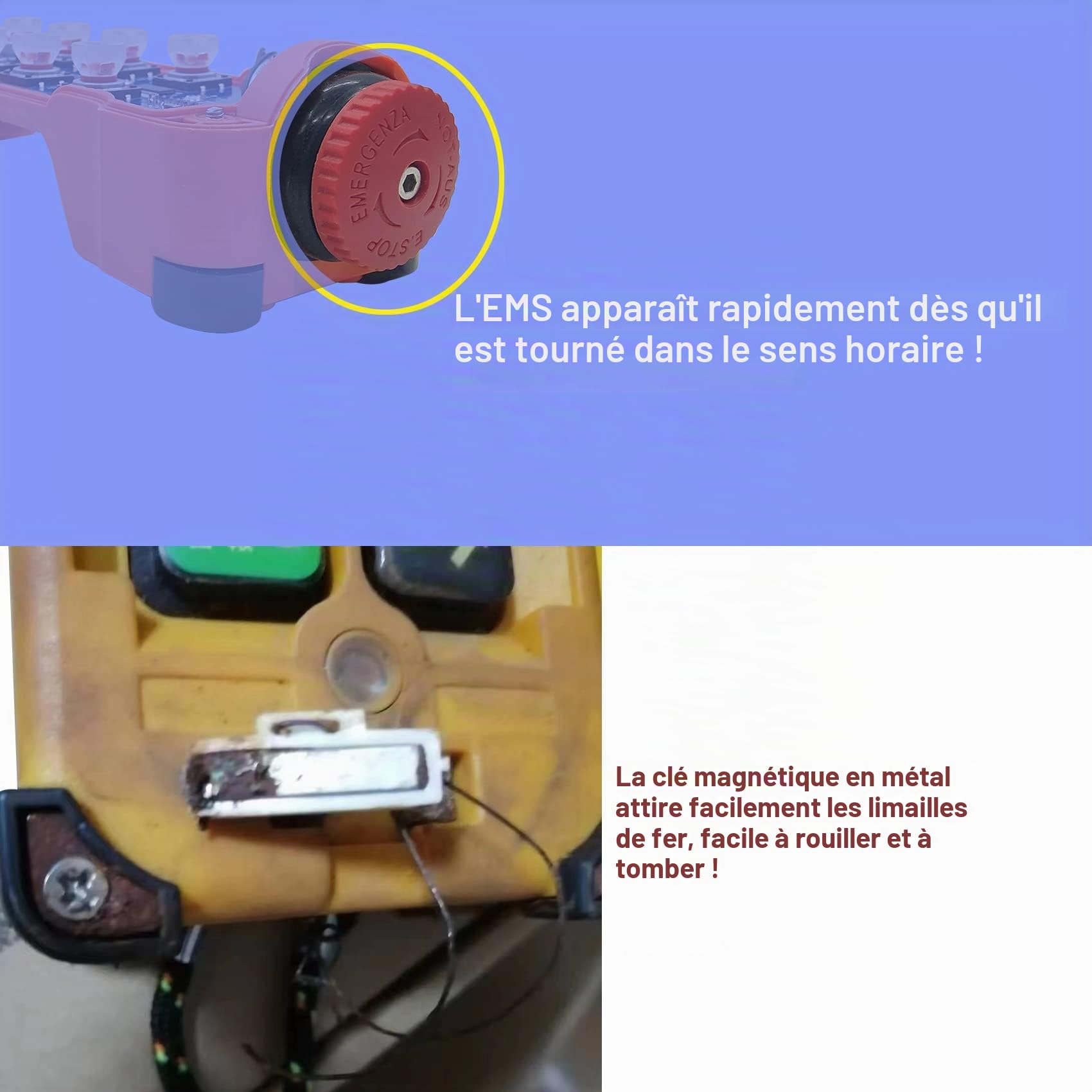 Télécommande de Grue Sans Fil 220V 380V (110-460V) 2 Vitesses | Radiocommande Industrielle 8 Boutons Canaux pour Pont Roulant et Palan Électrique Système Radio 2 Émetteurs H208