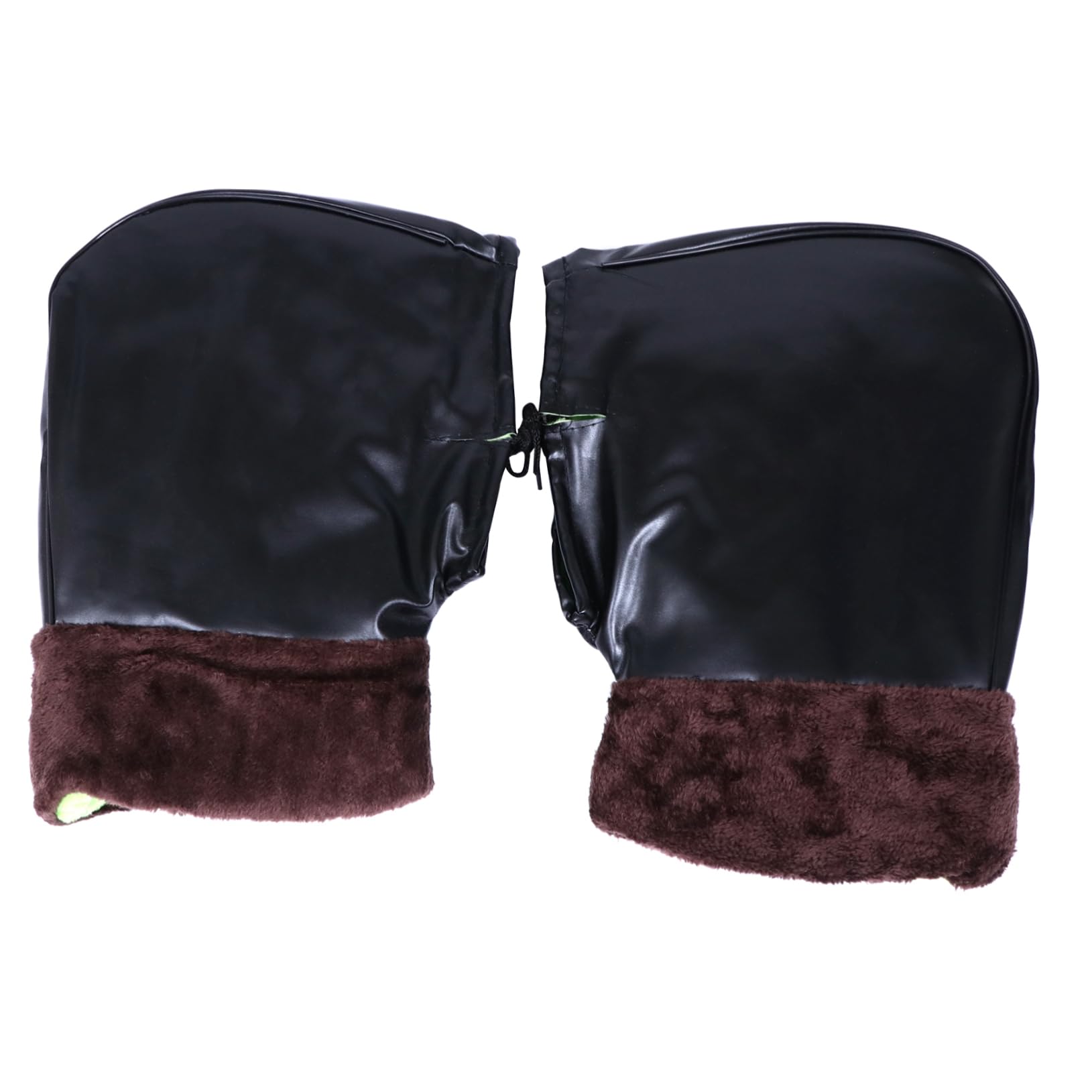 Ciieeo 1Pair Electric Motorcycle Handlebar Gloves Winter Thickened Windproof Cover for Cold Weather Riding