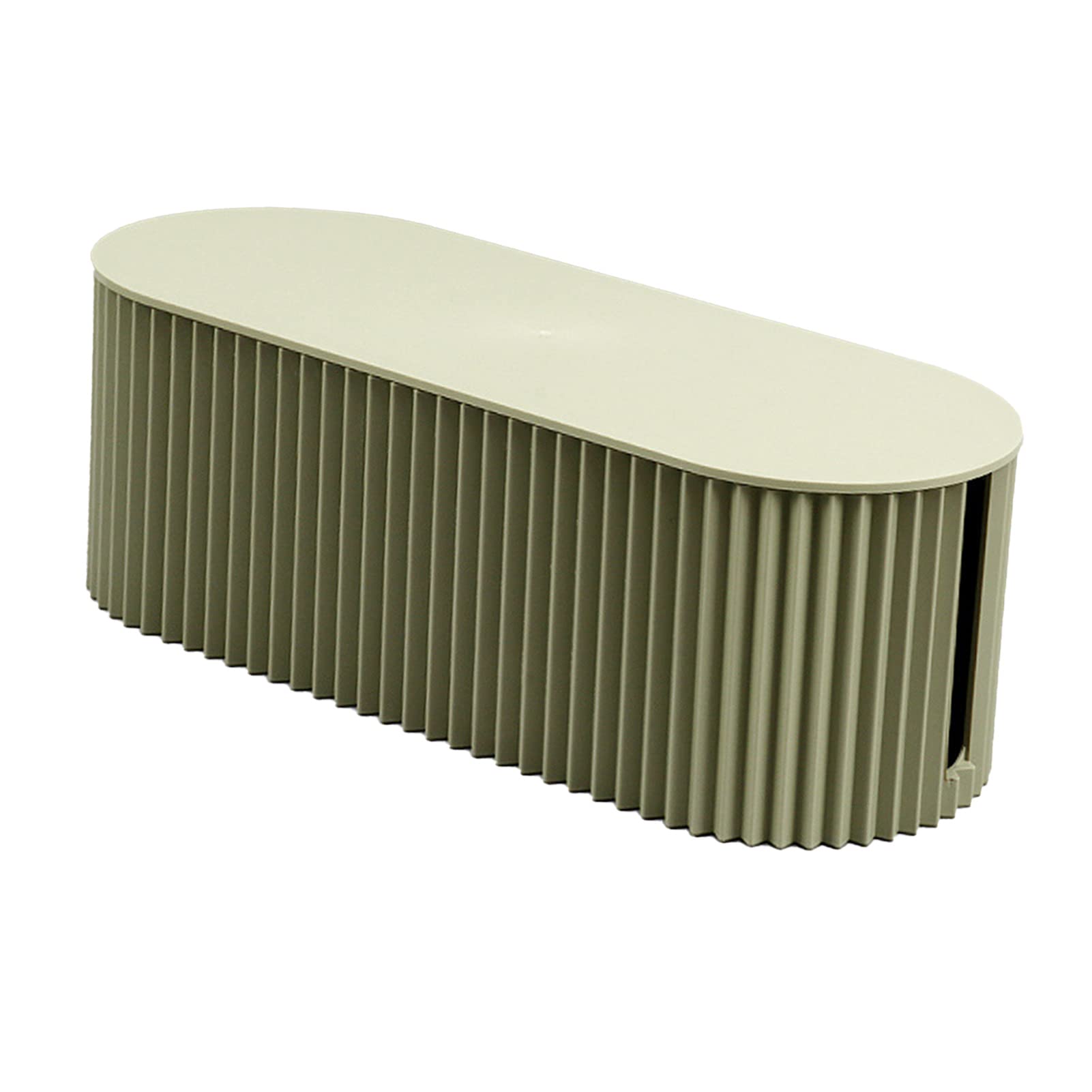 Nordic Cable Management Box, Duży Schowek na Tablicę z Wtyczkami na Biurku, Schowek na Kable z Drutu Case Organizer Box Socket Plug Bezprzewodowy Router Wi-fi Uchwyt na(Zielony mały rozmiar)