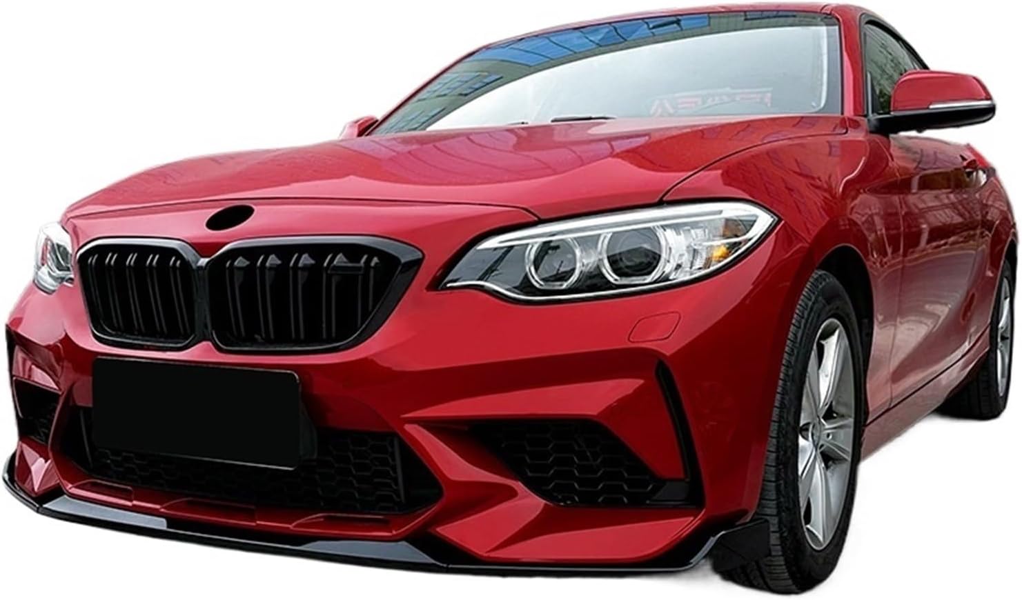 Car Front Bumper Lip Spoiler Splitter Diffuser Chin Cover Compatible for BMW 2 Series F87 M2 220i M235i 228i CS Style 2016~2021(Carbon)
