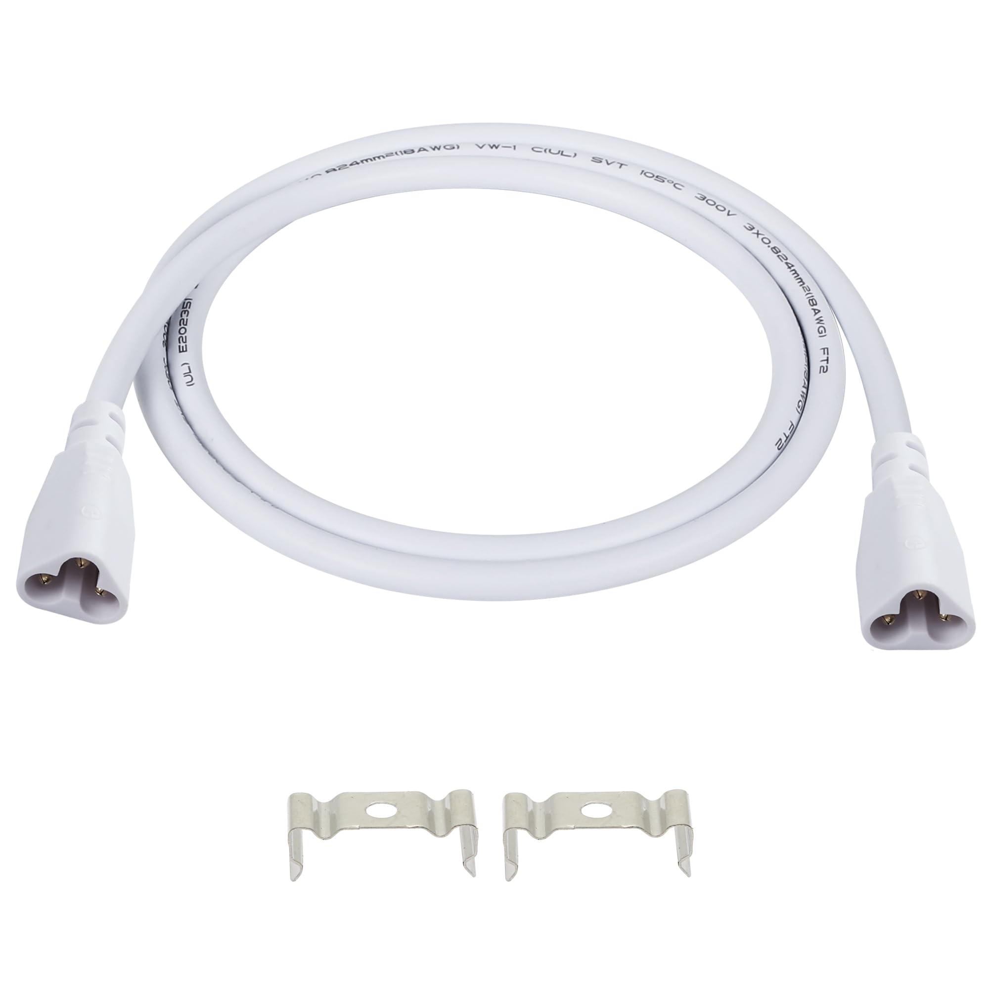 Amazon.com: SinLoon UL-LP Certified T5 T8 Male LED Cable 3.3FT