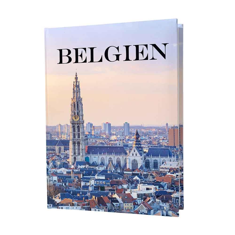 Urlaubsfotoalbum 15x21: Belgien, Fototasche für Fotos, Taschen-Fotohalter für lose Blätter, Urlaub Belgien, Handgemachte Fotoalbum