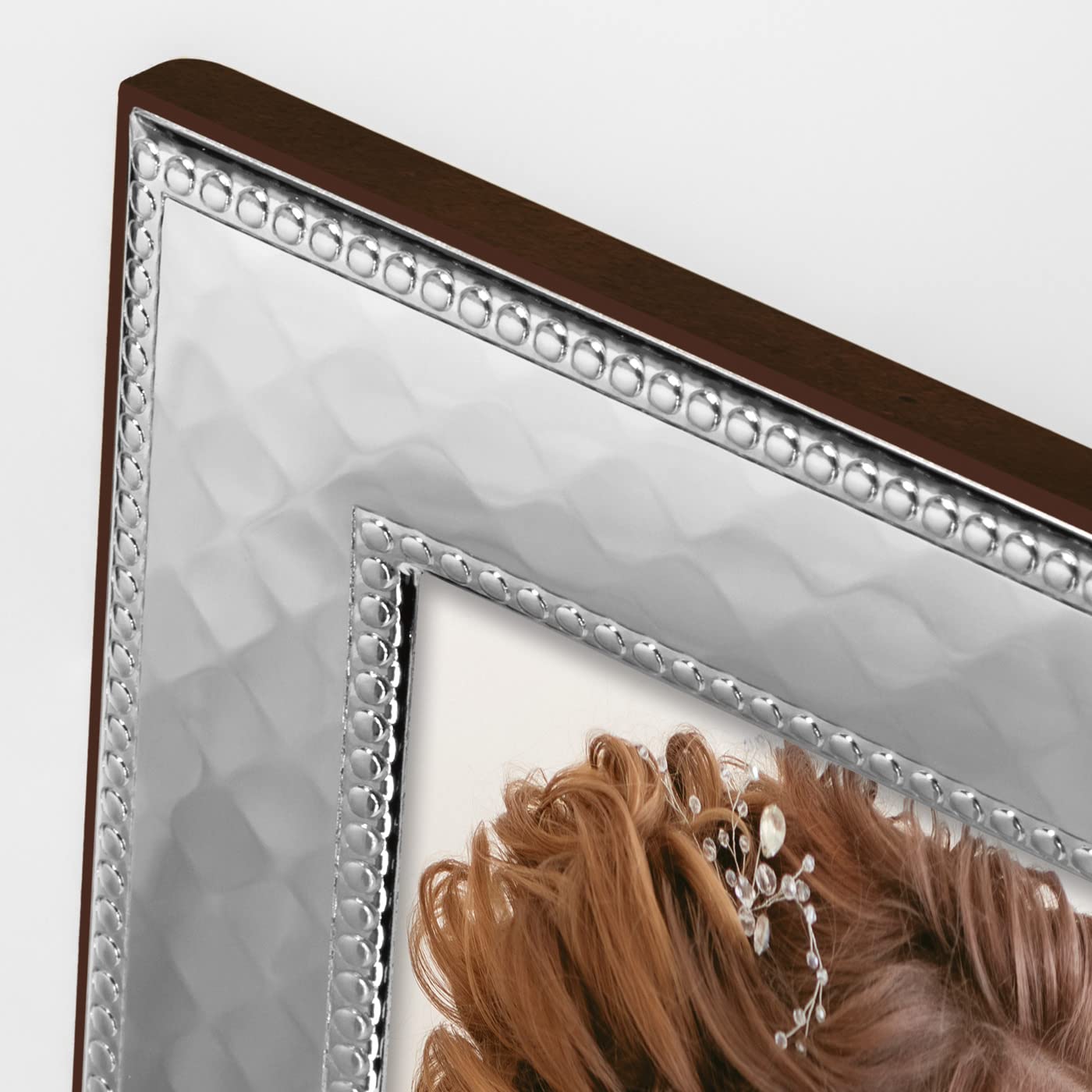 zep srl Cornice ASSISI da Tavolo in Silver Plated per foto 20x25, Posizionabile Orizzontalmente. Placcata Argento. Made in Italy