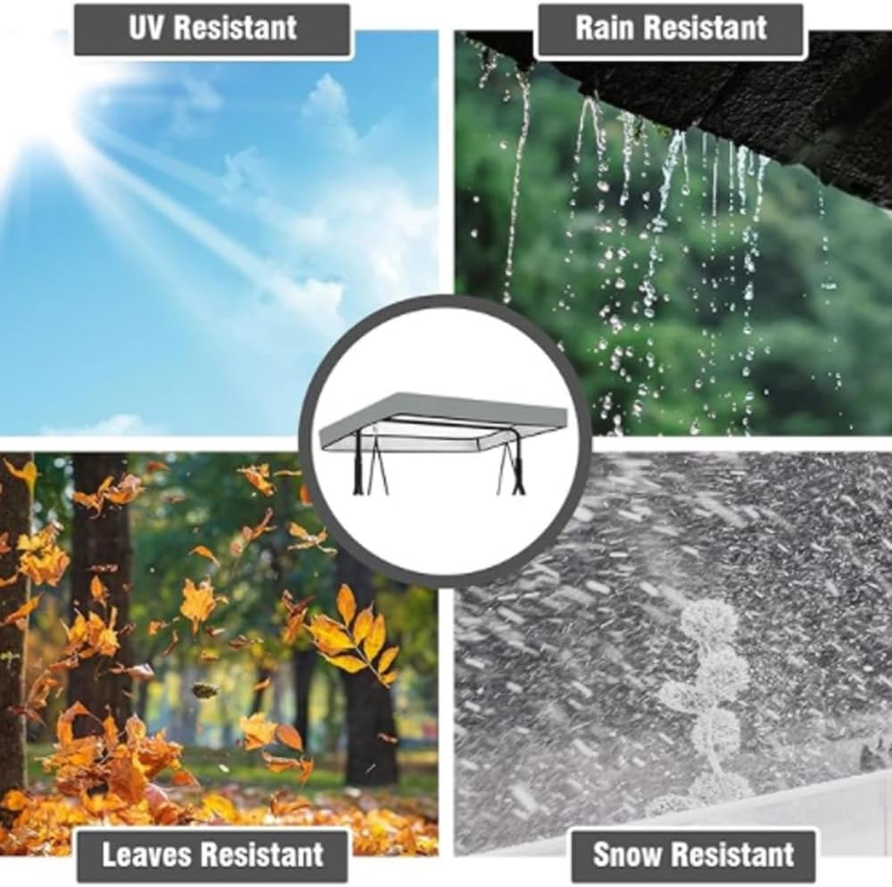 56"×47" 66"×45" 75"×52" Patio Swing Canopy Replacement Cover 2-3 Seat Porch Swing Canopy Outdoor Garden Waterproof Swing Sunshade Cover Canopy(Brown,66x45in-164x114cm)