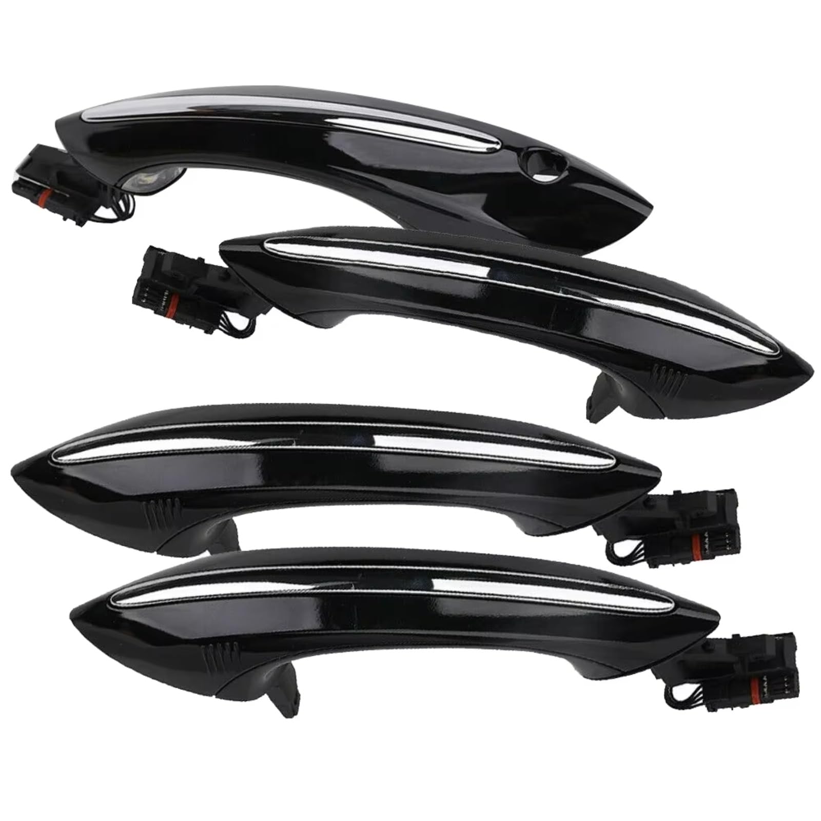 Leryycx One Color With A Clasp Compatible With For F10 2009 2010 2011 2012 2013 2014 2015 2016 51217231931 Black Outer Outside Exterior Keyless Entry Door Handle