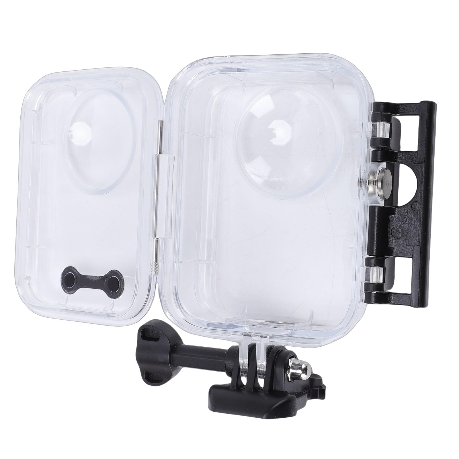 Gedourain Custodia Subacquea per Fotocamera Custodia Impermeabile per 360 45M/147FT Protezione Subacquea per il Surf Snorkeling Sci Materiale Trasparente